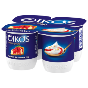 Málnás sajttorta ízű krémjoghurt