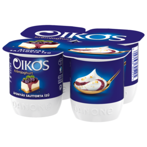 Áfonyás sajttorta ízű krémjoghurt